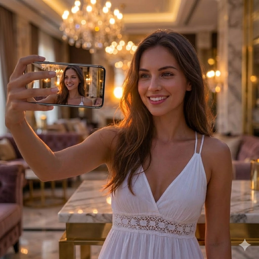 Wireless Magnetic Monitor Screen for Using Phone Rear Camera for Smartphone Selfie Vlog Live Stream Video Recording